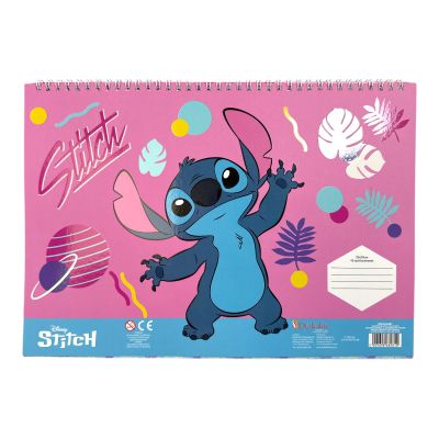 Блок за художествени дейности „Лило и Стич“ – 23 x 33 см, 40 листа