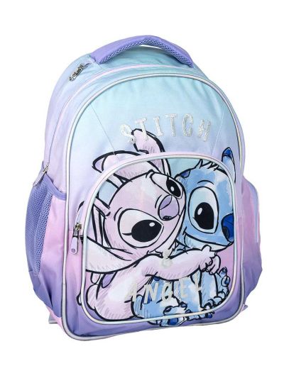 Ученическа раница Stitch, 2 ципа, 42 х 32 х 15 см