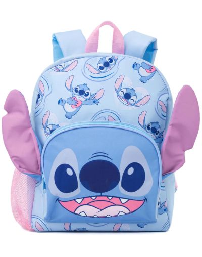  Детска раница Disney, Lilo & Stitch, 3D Ears с 4 части, 36x26x10 см