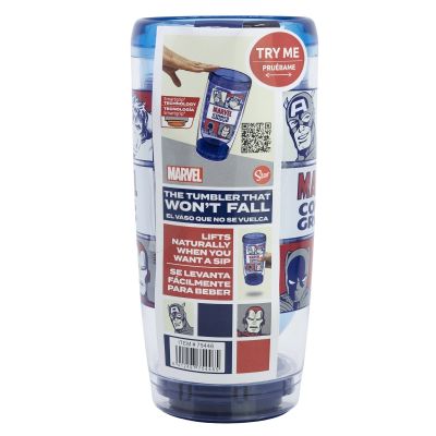 Двустенна пластмасова чаша DROP SAFE 705 мл MARVEL AVENGERS COMIC ENERGY