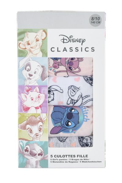 Комплект детски бикини Disney Lilo & Stitch – 5 броя, многоцветни