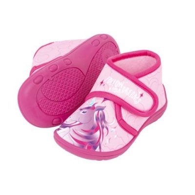 UNICORN/ЕДНОРОГ ЗАТВОРЕНИ ДОМАШНИ ПАНТОФКИ С ГУМЕНА ПОДМЕТКА